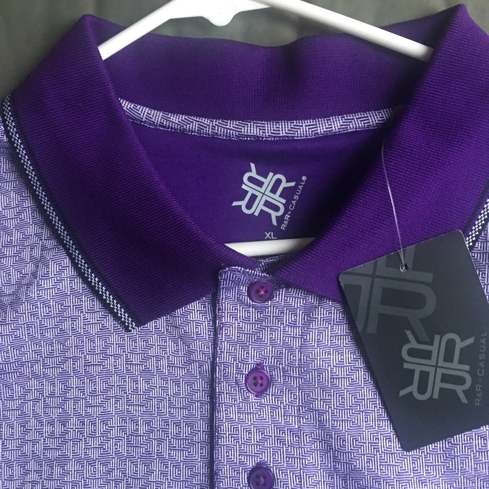 New wt Tag R&R Casual polo shirt